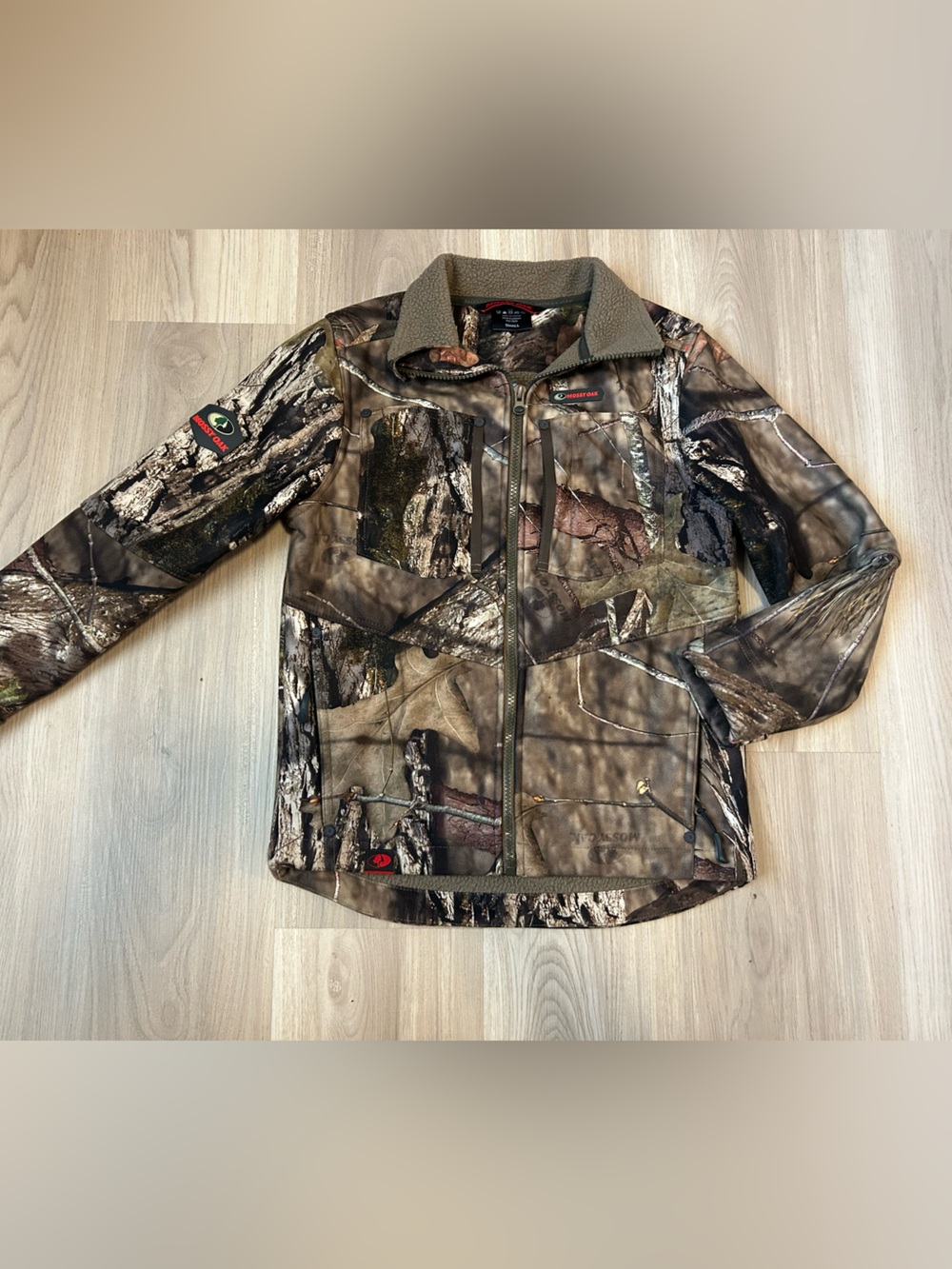 Mossy Oak Brown Realtree-Style Lightweight Camo Jacket